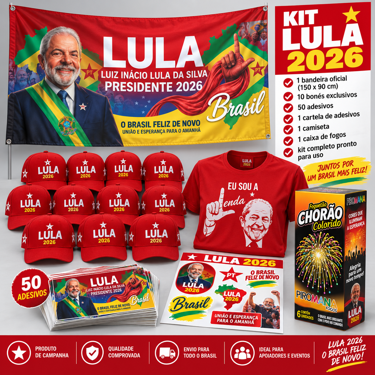 Kit Oficial de Campanha